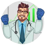 📈 doctor, medical, health, success, celebration, stethoscope telegram sticker