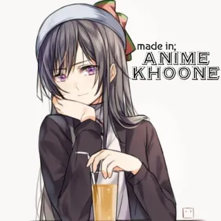 ✨ made in; ANIME KHOONE whatsapp sticker