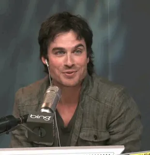 🌿 Ian Somerhalder actor, celebrity, man, radio, podcast telegram sticker