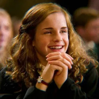 🐿 Hermione Granger Harry Potter Hermelien Griffel, Harry Potter, Emma Watson, film, boeken, personage telegram sticker