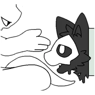 🖤 Puro Changed Furry, Video game, Transformado, Transfur, Látex telegram sticker