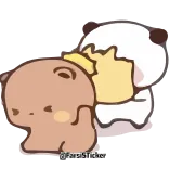 😡 mignon, animal, ours, autocollant whatsapp sticker