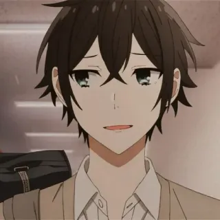🖤 动漫, 男孩, 学校, 学生, 男性 telegram sticker