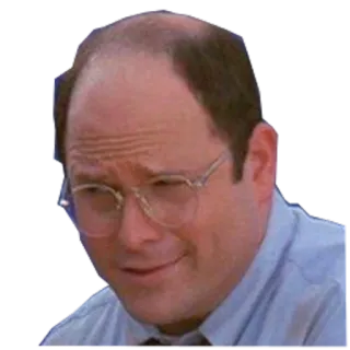😂 George Costanza Seinfeld george costanza, seinfeld, comedia, serie tv, personaje whatsapp sticker