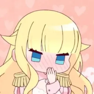 ☁️ Anime, Chibi, Lindo, Dibujos animados, Ilustración whatsapp sticker