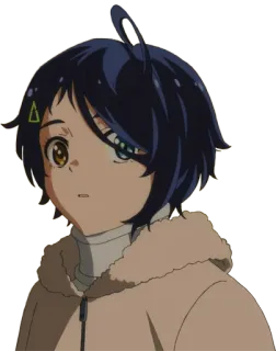 😐 anime, girl, character telegram sticker