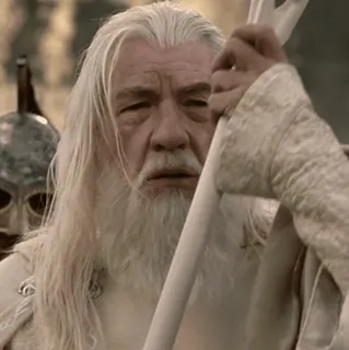 💍 Gandalf The Lord of the Rings Gandalf, Senhor dos Anéis, mago, Ian McKellen, fantasia, filme whatsapp sticker