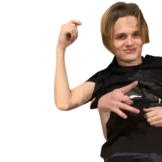 👐 person, gesture, hand, young, teenager whatsapp sticker