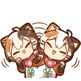 🤪 gato, fofo, animal, adesivo, desenho animado, animado whatsapp sticker