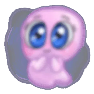 👻 mono, kawaii, fantasma, rosa, amigable, monstruo, dibujo animado, personaje telegram sticker
