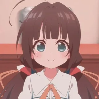 🦋 动漫, 女孩, 可爱, 卡通, 微笑 telegram sticker