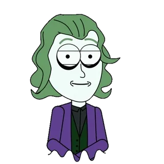 🫶 Joker Joker, villain, DC Comics, cartoon, comic book character, criminal whatsapp sticker