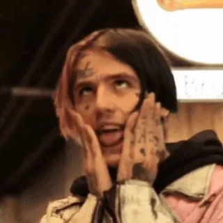 💙 Lil Peep lil peep, แร็ปเปอร์, นักร้อง, นักดนตรี, อีโมแร็ป telegram sticker