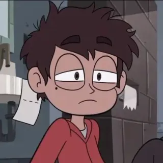 😴 Marco Diaz Star vs. the Forces of Evil cartoon, animated, tired, sleepy, character, Marco Diaz telegram sticker