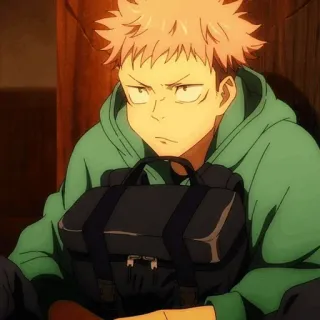 🍷 Yuji Itadori Jujutsu Kaisen Anime, Yuji Itadori, Jujutsu Kaisen, Charakter, Animation whatsapp sticker