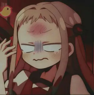 🎐 Yashiro Nene Toilet-bound Hanako-kun anime, manga, yashiro nene, toilet-bound hanako-kun, funny, expression telegram sticker