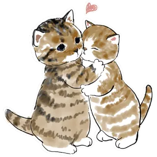 💋 猫, 子猫, 愛, 動物, かわいい, ペット telegram sticker