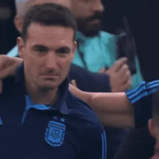 π Lionel Scaloni Argentina National Football Team whatsapp sticker