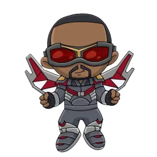 😙 Falcon marvel, superhero, falcon, anthony mackie telegram sticker