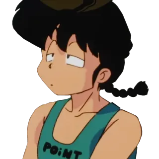 😴 POINT anime, cartoon, character, bored, tired telegram sticker