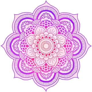 🎨 マンダラ, 花柄, 幾何学模様, パターン, 装飾的, スピリチュアル, 瞑想的, オーナメント telegram sticker