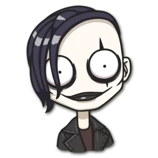 😃 Emo, Gótico, Dark, Desenho animado, Personagem telegram sticker