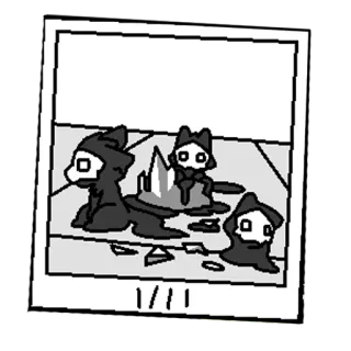 🖤 mudado, quebra-cabeça, transformação, aventura telegram sticker