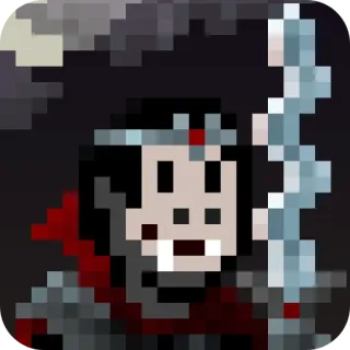 🧛‍♂ Pixel art, Spada, Guerriero, Fantasy, Medievale telegram sticker
