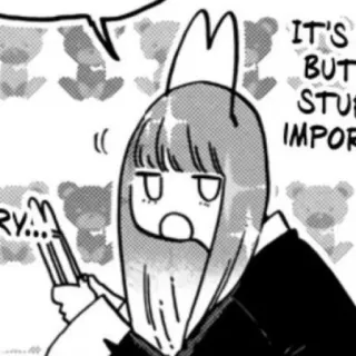 🛹 IT'S
BUT
STUPID
IMPORT
RY..!! Anime, Manga, Sticker, Lindo, Dibujos animados, Divertido telegram sticker
