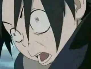😨 anime, cartoon, surprised, shocked, expression, character telegram sticker