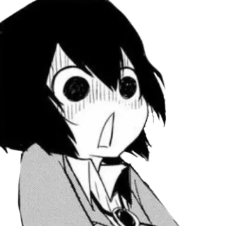 ✨ Anime, Manga, Impactado, Sorprendido, Expresión, Dibujos animados telegram sticker