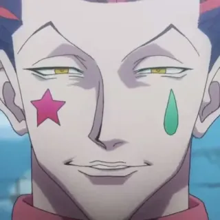 😁 Hisoka Hunter x Hunter Anime, Hisoka, Hunter x Hunter, Klaun, Postać telegram sticker