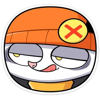 😋 cartoon, personage, sticker, grappig telegram sticker