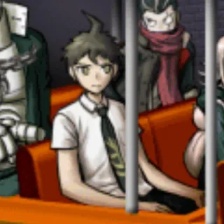 😔 Hajime Hinata Danganronpa Anime, Danganronpa, Hajime Hinata, Personagem whatsapp sticker