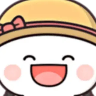 😂 mignon, dessin animé, personnage, kawaii, joyeux, souriant telegram sticker