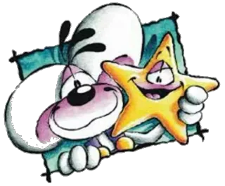 ❤ desenho animado, cachorro, estrela, personagem, adesivo telegram sticker