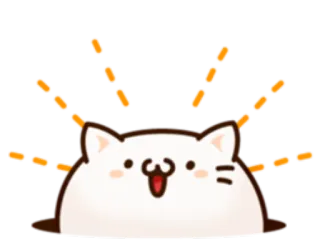 🐱 кот, милый, животное, счастливый, праздник, мультфильм, каваий telegram sticker