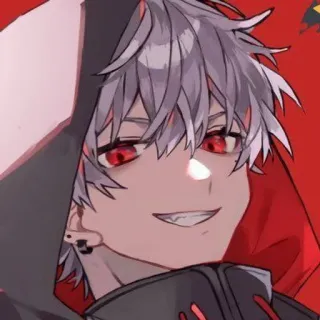 🤍 anime, manga, art, portrait, character, illustration whatsapp sticker