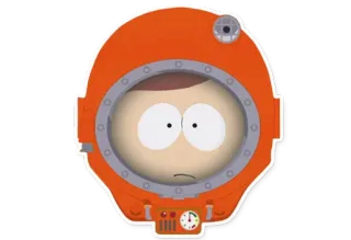 ☣ Kenny McCormick South Park kenny mccormick, south park, cartoon, personage, oranje pak, animatie, komedie telegram sticker