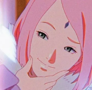 🌟 Sakura Naruto Anime, Sakura, Naruto, Cartoni animati telegram sticker