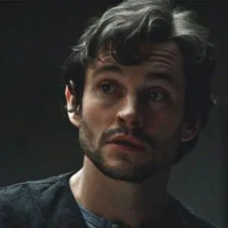 😦 Will Graham Hannibal serie, hannibal, charakter, nachdenklich, mann telegram sticker