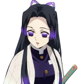 🥰 Shinobu Kocho Demon Slayer Anime, Demon Slayer, Shinobu Kocho, Manga, Personnage telegram sticker