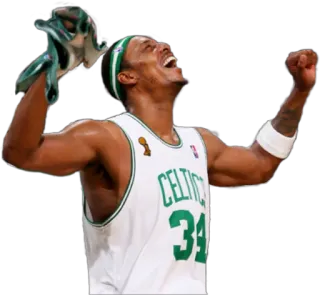 😍 Paul Pierce 농구, NBA, 셀틱스, 운동선수, 승자, 축하 telegram sticker