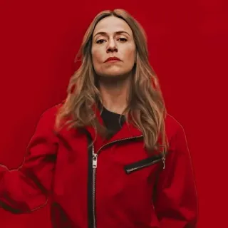 🐞 Raquel Murillo Money Heist ペーパー・ハウス, la casa de papel, ラケル・ムリーリョ, 警部, ネットフリックス, ドラマ telegram sticker