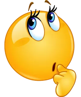 🙄 emoji, thinking, question, puzzled, face, expression whatsapp sticker