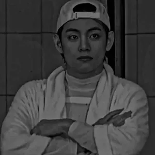 🚬 портрет, k-pop, мужчина, мужской, человек, лицо, белый, полотенце telegram sticker