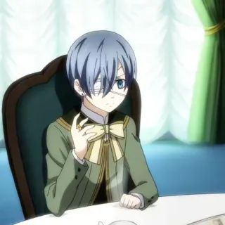 ♥️ Ciel Phantomhive Black Butler anime, manga, black butler, ciel phantomhive, character, fantasy telegram sticker