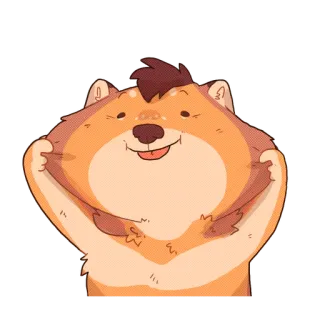 🥞 cartoon, hamster, animal, cute, happy, sticker telegram sticker