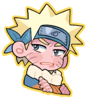 🤨 Naruto Аниме, Манга, Наруто, Наклейка, Персонаж telegram sticker