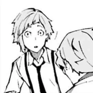 😮 Atsushi Nakajima Bungou Stray Dogs anime, manga, bungou stray dogs, atsushi, nakajima telegram sticker